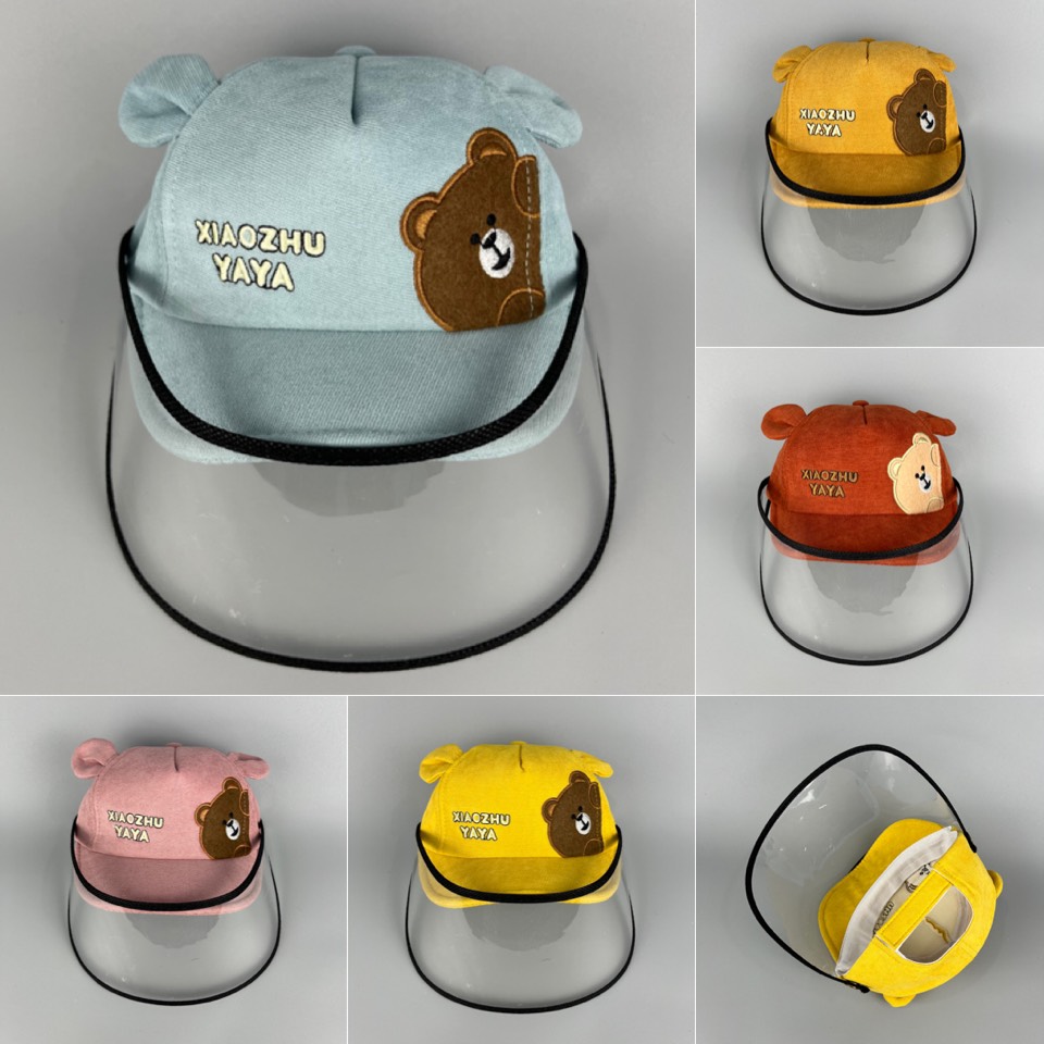 Trẻ sơ sinh đến 18 tháng - Nón chống dịch chống bụi cho trẻ em Mũ chống giọt bắn cho bé trai bé gái