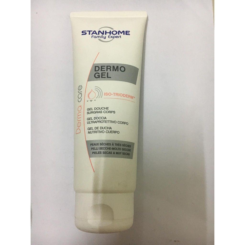 Stanhome dermo gel 250ml sữa tắm không xà phòng