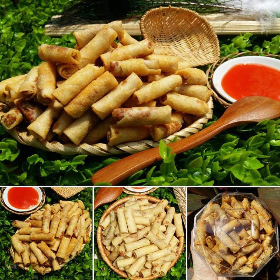 Snack Chả giò Tôm Sấy Mini Ăn Liền 500gr