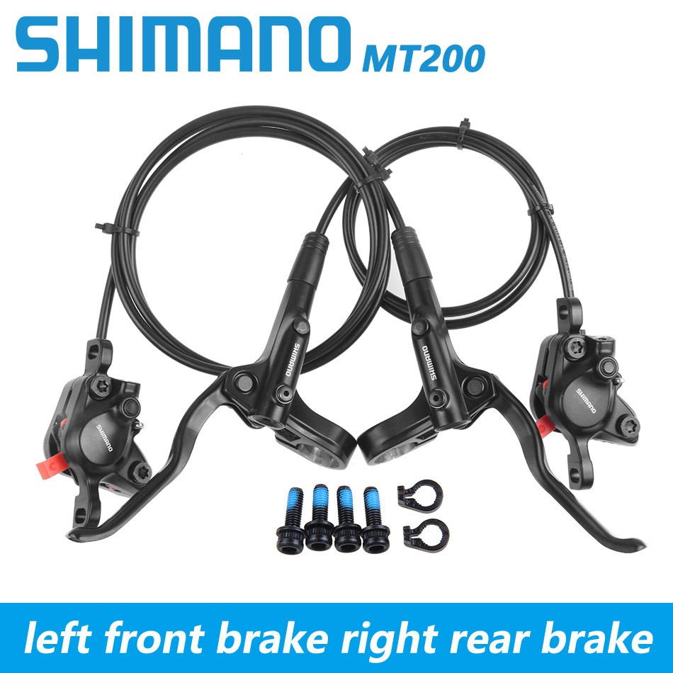 Bộ thắng dĩa dầu xe đạp Shimano MT200