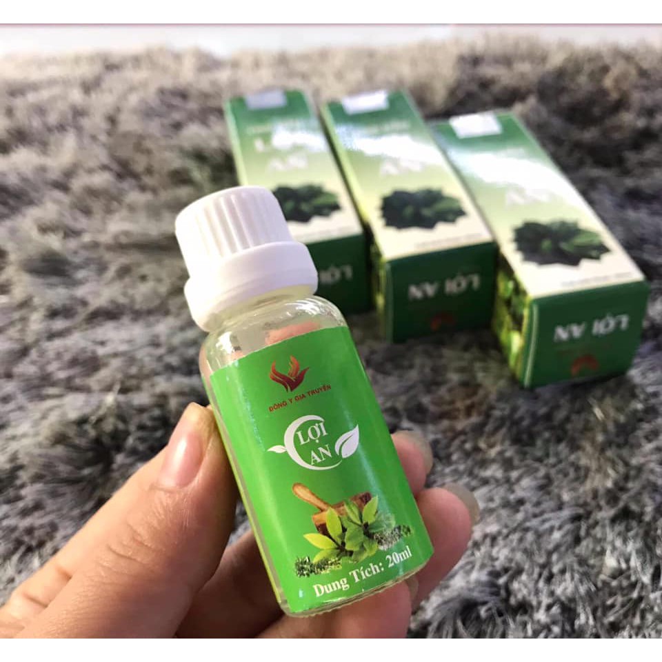 Tinh dầu Lợi An chính hãng cho bé giảm ho đờm khò khè nghẹt mũi