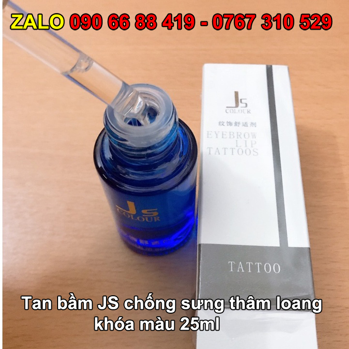 Tan bầm JS chống sưng, giảm thâm loang, khóa màu 25ml - Tê JS tan bầm khóa màu chống sưng giảm đau