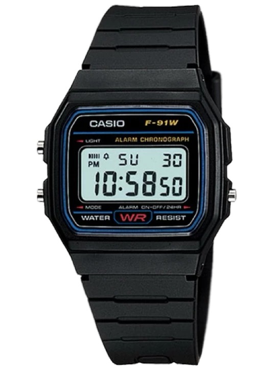  Đồng Hồ Điện Tử Đeo Tay Casio F91 Huyền Thoại Cho Giới Trẻ 