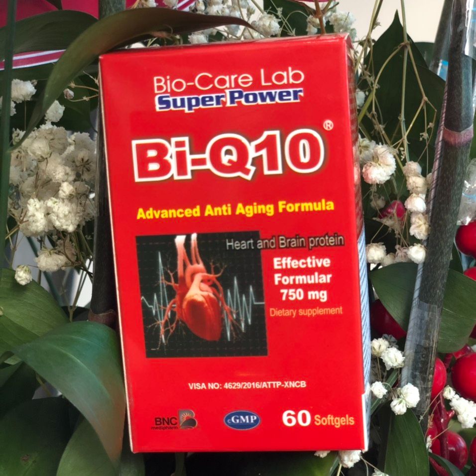 Bi-q10: tăng cường sức khỏe cho tim mạch 60v - mỹ