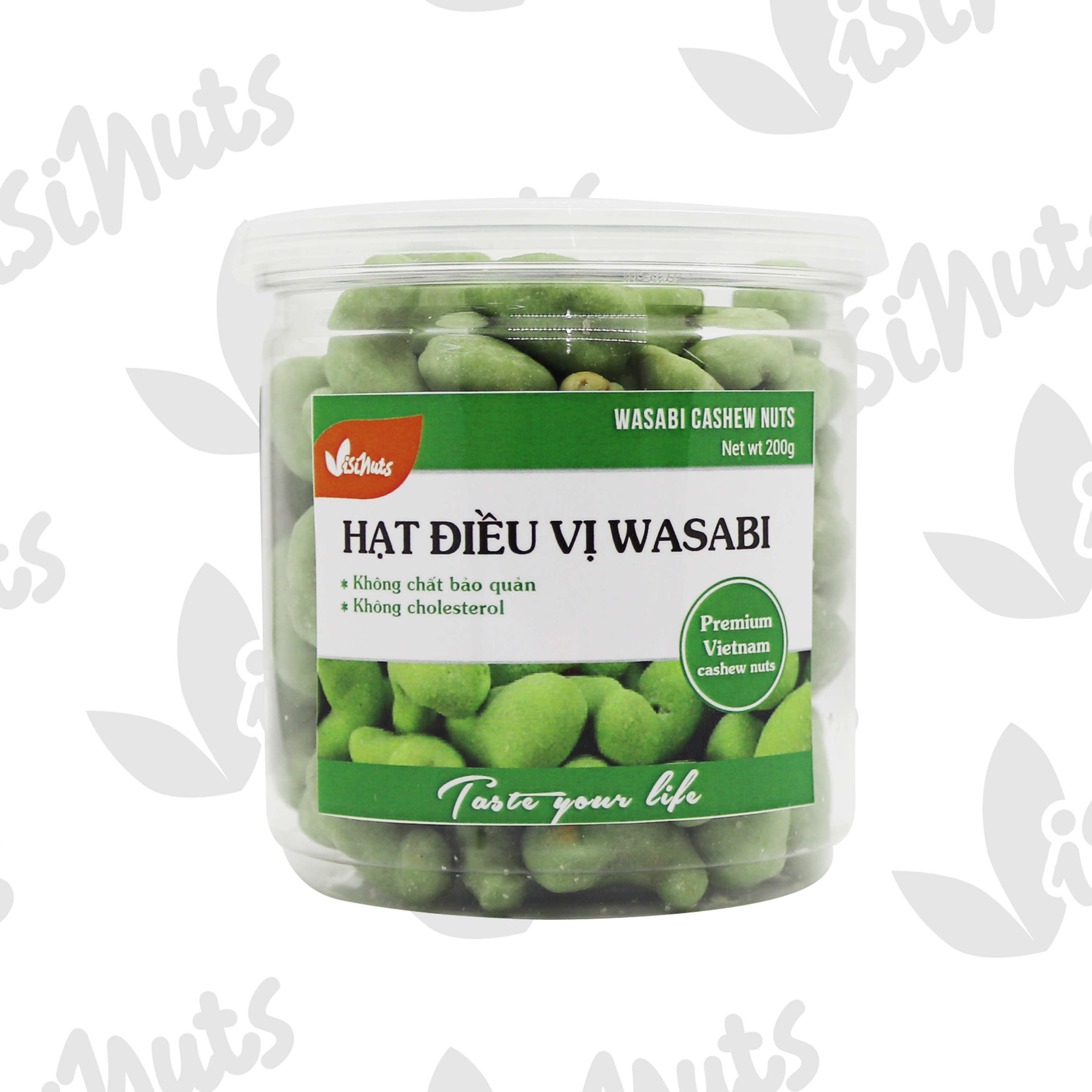Hạt điều visinuts vị wasabi 200g