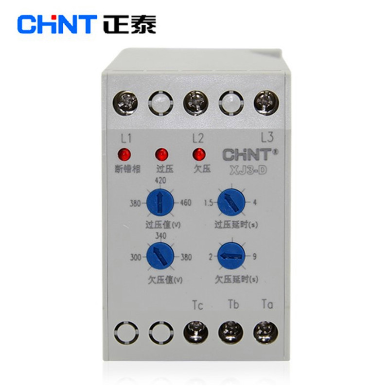 Relay bảo vệ chống mất pha chint xj3-d /380vac bảo vệ pha chống lệnh pha đảo pha thiết bị điện 3 pha