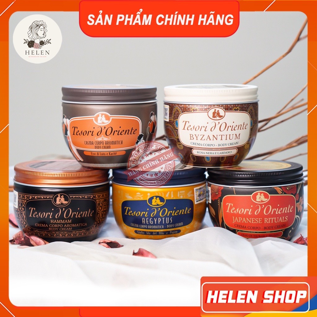 Kem dưỡng da tesori d'oriente ý 300ml hương nước hoa | hàng chính hãng