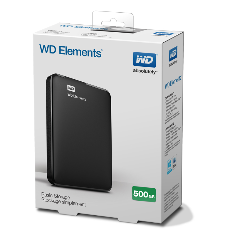 Ổ cứng di động 500gb wd element usb 3.0