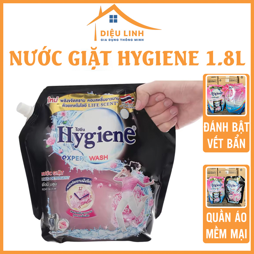 Nước giặt quần áo hygiene thái lan 1800ml tramanhshop