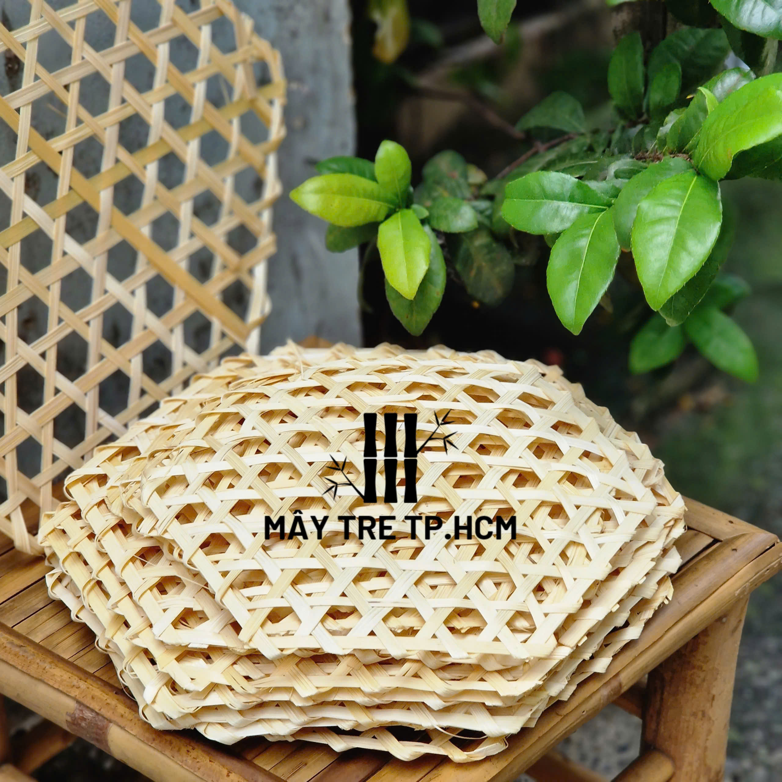 Phên tre trang trí , vỉ tre mành tre trang trí miếng cót trang trí ngày tết chụp hình decor