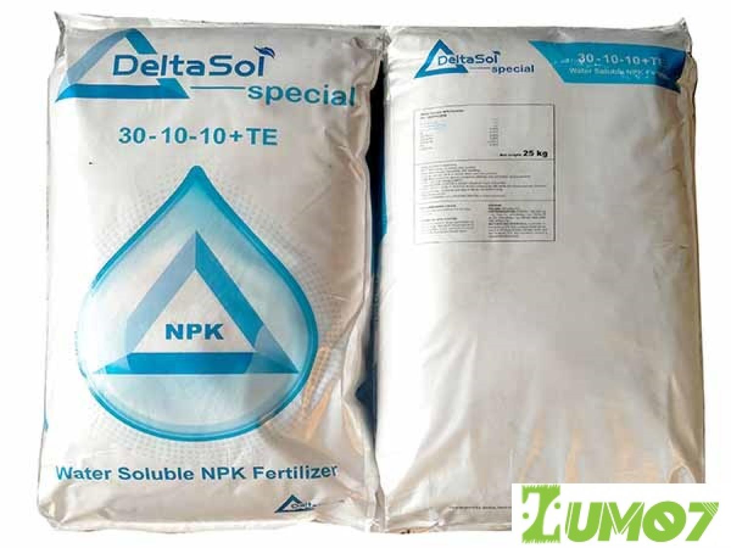 Npk 30-10-10+te deltasol đức_phân bón lá_siêu vọt đọt, siêu bung chồi