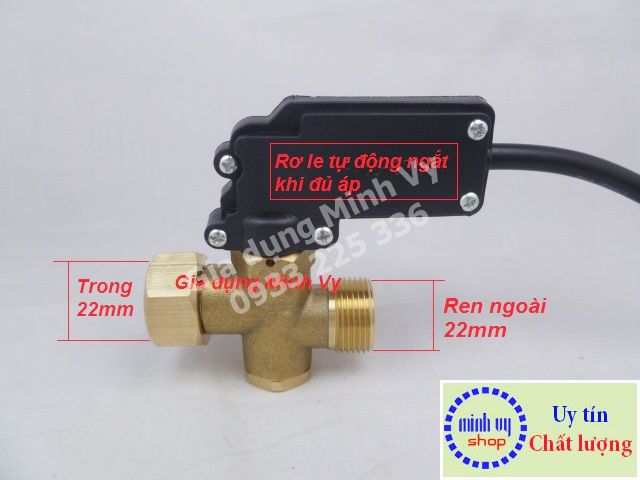 Bộ cảm biến áp tự động ngắt cho máy bơm áp lực cao