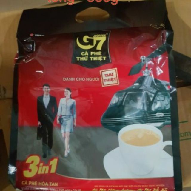 Cà phê g7 bịch 50 gói x 16g.