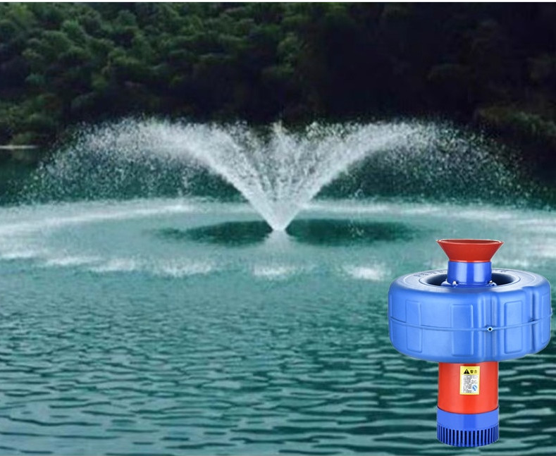 Máy phun mưa máy bơm ao cá tạo oxy tạo cảnh quan nước 1100W