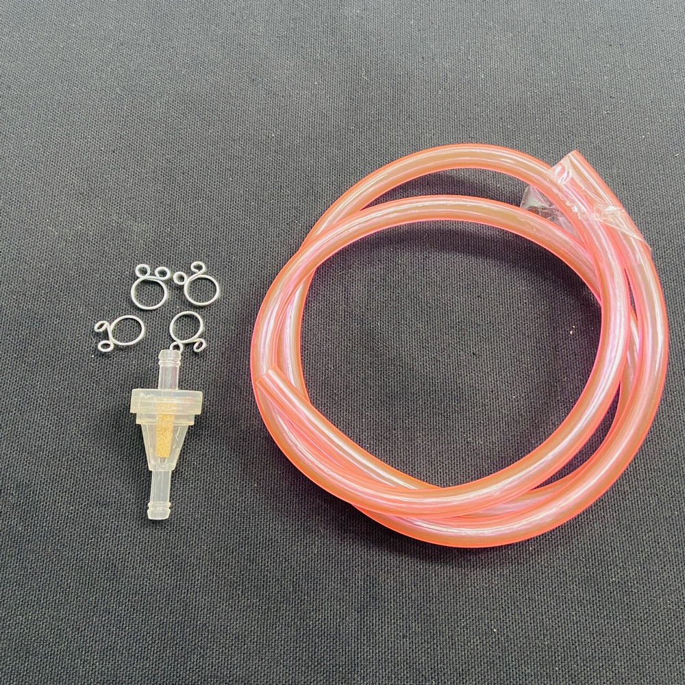 COMBO DÂY DẪN XĂNG XE MÁY VÀ BỘ LỌC XĂNG XE ĐỘ XE SIÊU CHẤT GẮN CÁC DÒNG XE HONDA, YAMAHA (DÂY XĂNG HỒNG NHẠT)