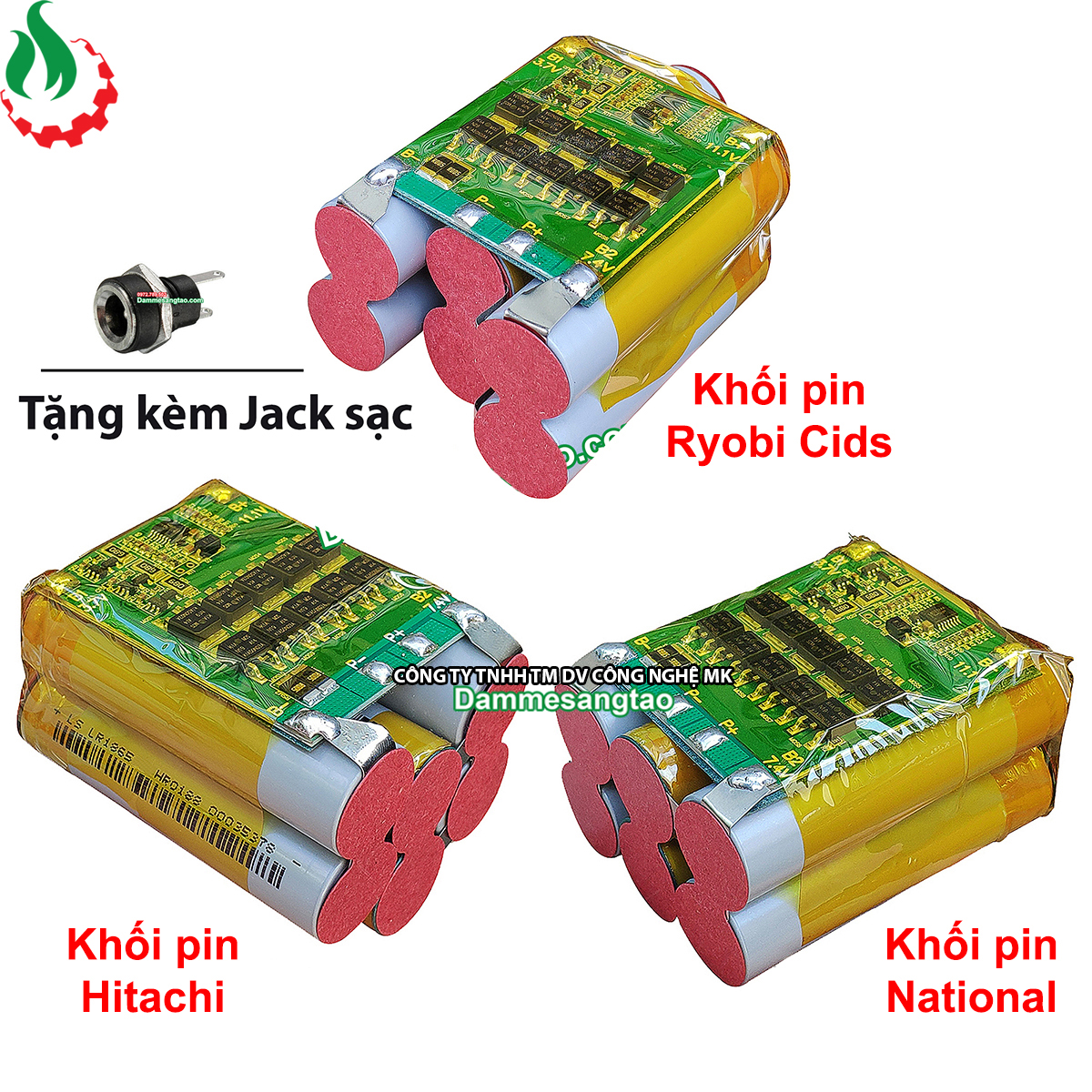 Khối pin lishen 12v 3s2p dòng xả cao