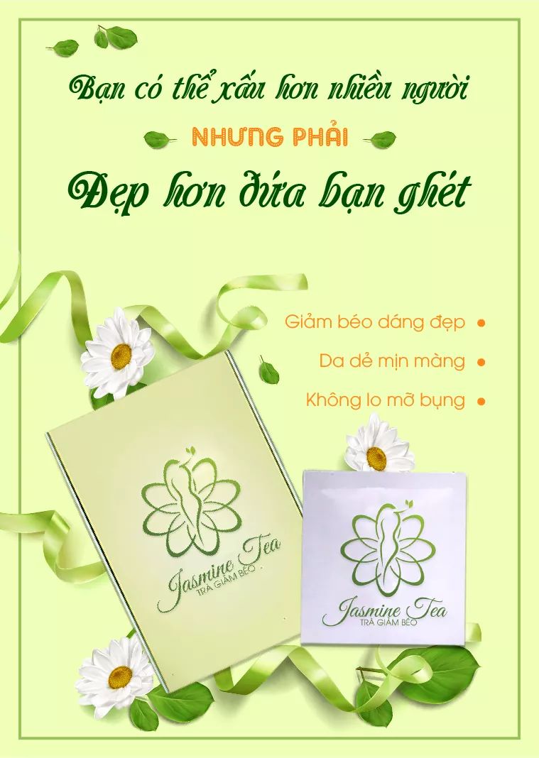 5hộp trà giảm béo Jasmine Tea.