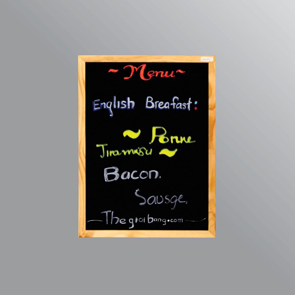 Bảng menu nhà hàng 60*80 cm