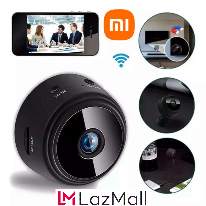 LazMall Sale Siêu Deal (Camera Siêu Nhỏ) Camera Mini Xiaomi ,Camera Mini Wifi Không Dây A9 HD 1080 FULL HD 4K Có Tính Năng Chống Trộm, Theo Dõi Từ Xa Hỗ Trợ Hồng Ngoại Quay Ban Đêm Quay Và Xem Trên Điện Thoại Thông Minh