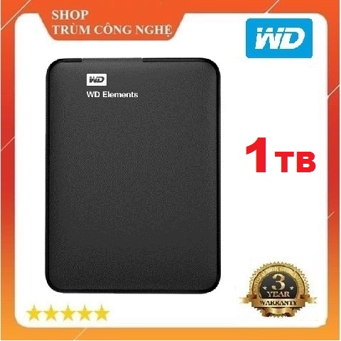 Ổ cứng di động 1tb wd 2.5 inch wd elements usb 3.0