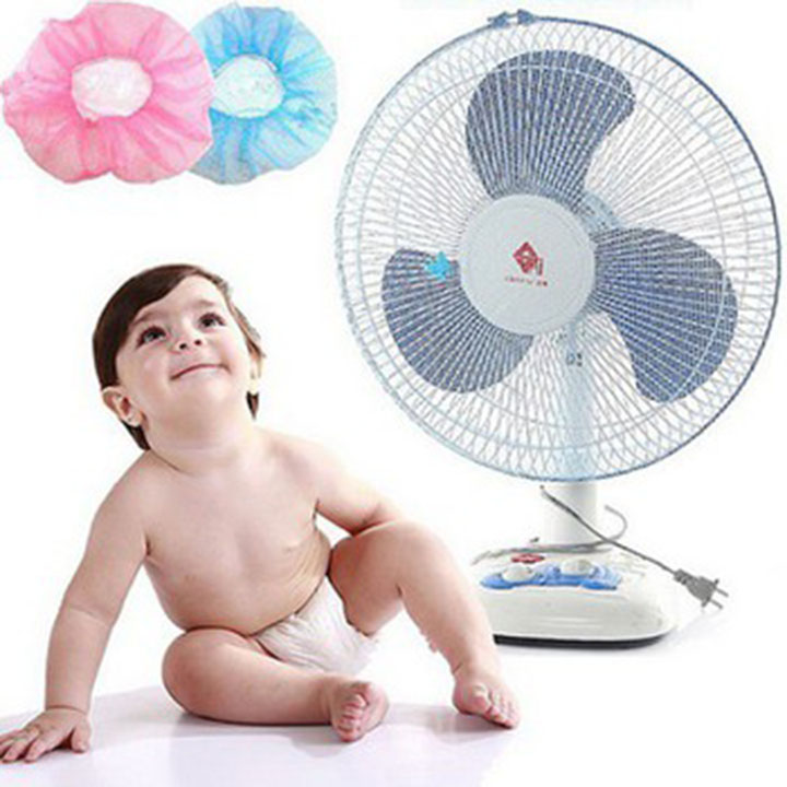 Lưới bọc trùm quạt an toàn cho bé yêu