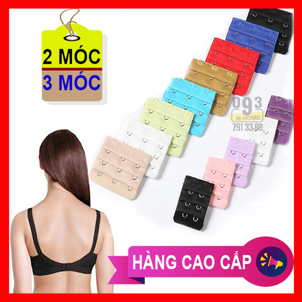 Móc áo móc nối rộng dây áo ngực loại bản 2 móc 3 móc