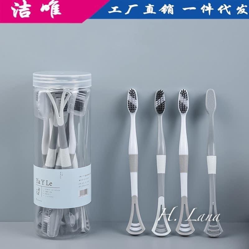- hộp 8 chiếc bàn chải đánh răng 2in1 - pinka1 shop