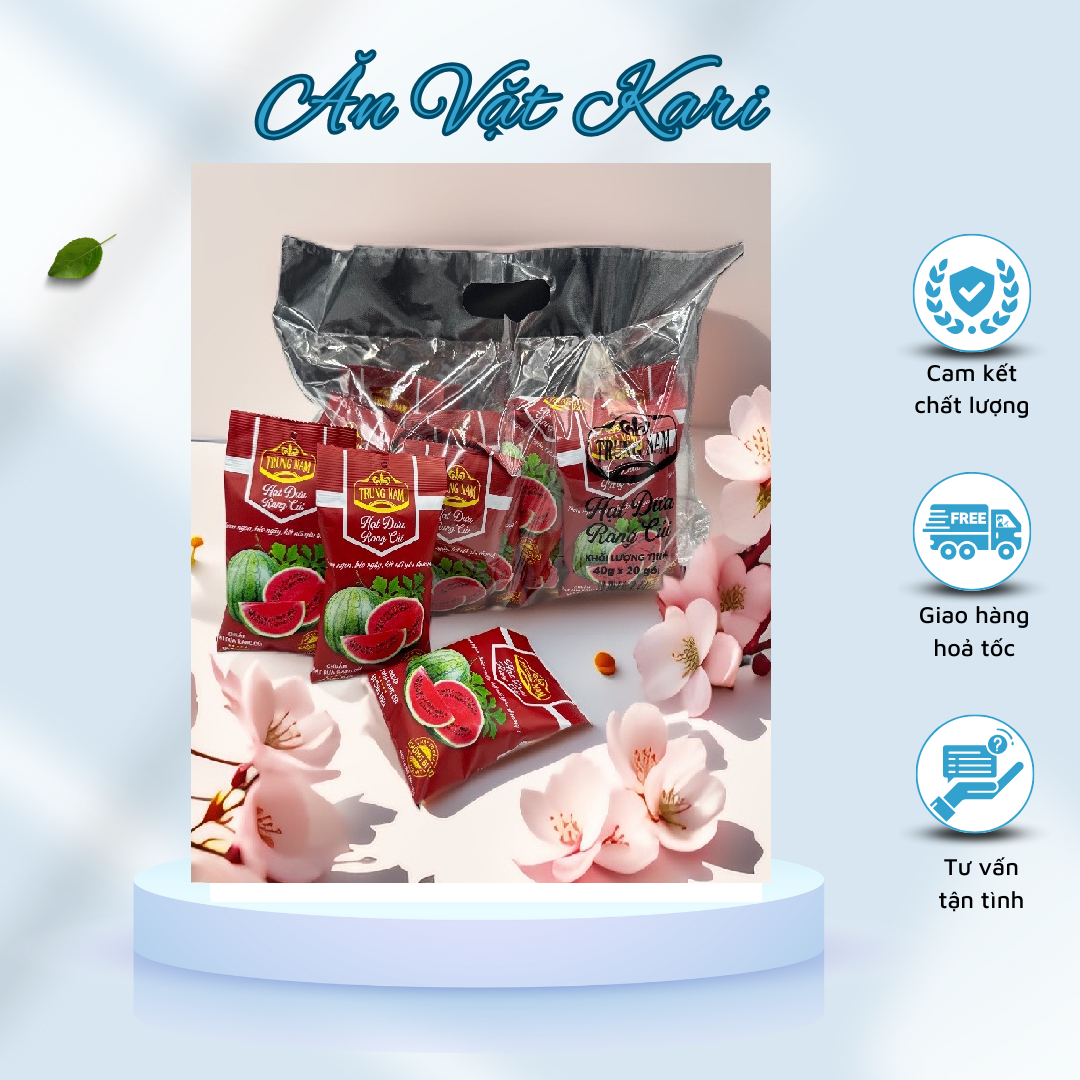 Combo hạt dưa rang củi vị sữa dừaTrung Nam- Dễ tách hạt- Túi 40g