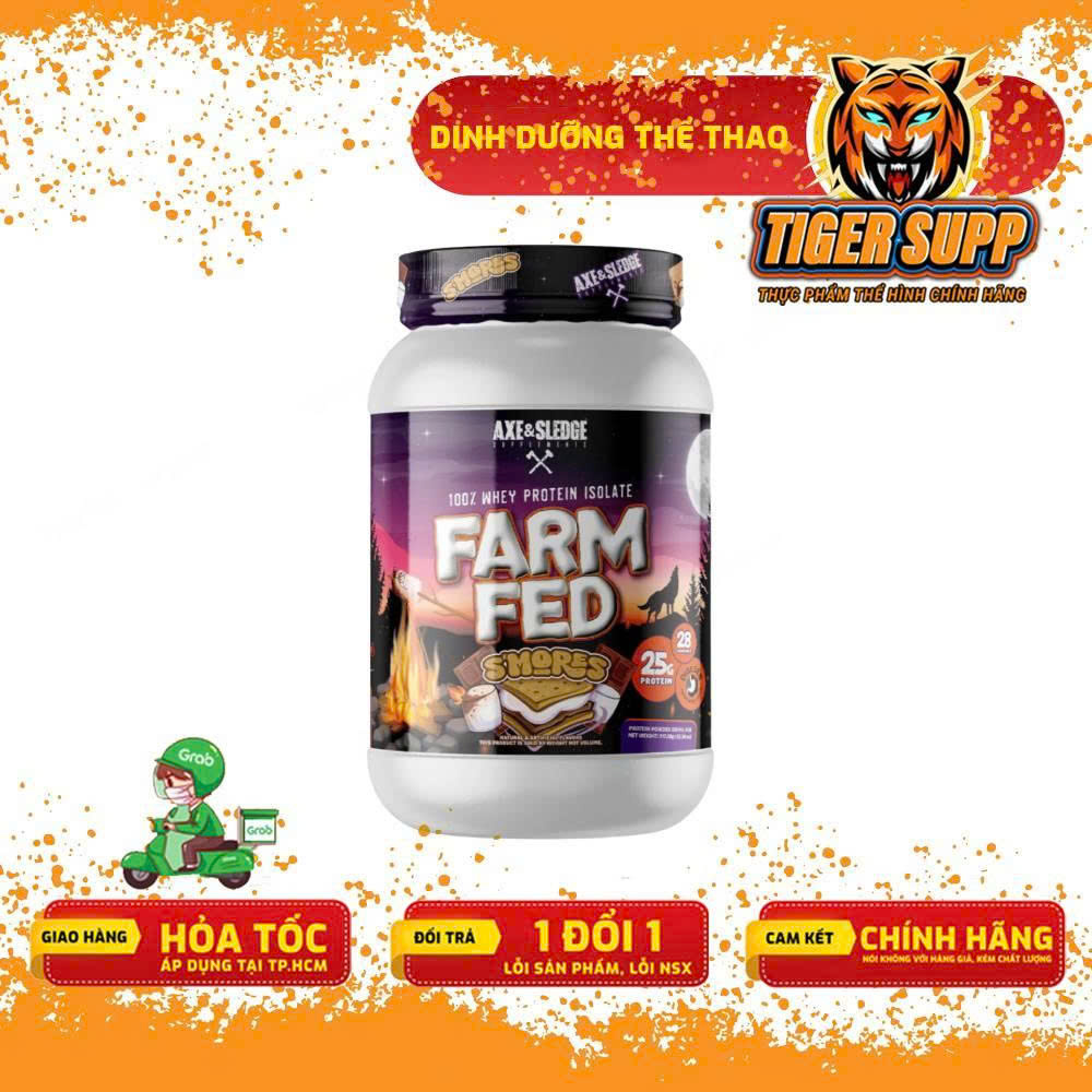 AXE & SLEDGE Farm Fed - Whey Isolate Tốt Cho Sức Khỏe, Đỉnh Cho Cơ Bắp