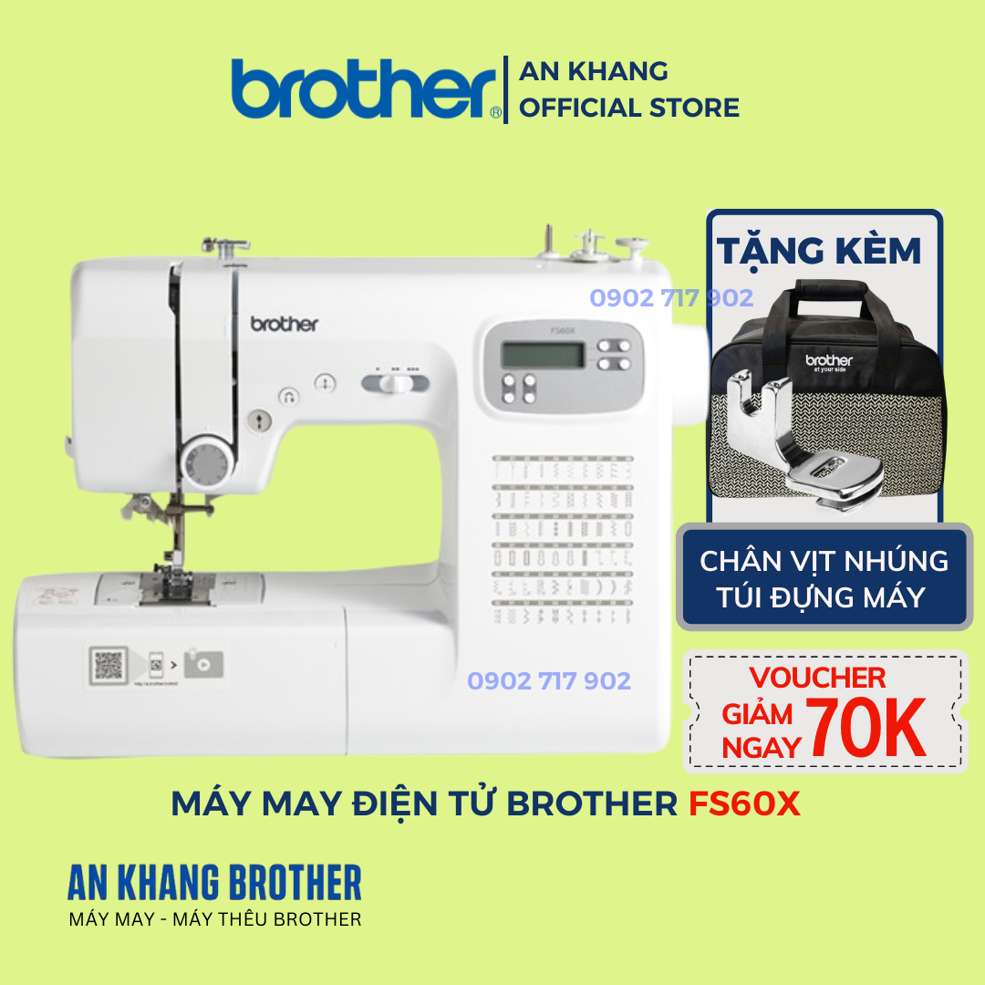Máy may gia đình Brother FS60X - Hàng chính hãng BROTHER