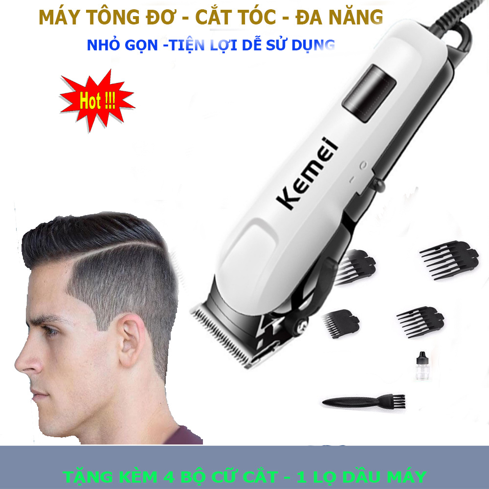 Tông Đơ Hớt Tóc,Tông Đơ Cắt Tóc Kemei,Tông Đơ B60-Thiết Kế Tinh Tế, Lưỡi Cắt Sắc; Lưỡi Làm Bằng Chất Liệu Cao Cấp Không Han rỉ; Động cơ hoạt động êm; GIÁ CỰC HẤP DẪN, BH 1 ĐỔI 1!