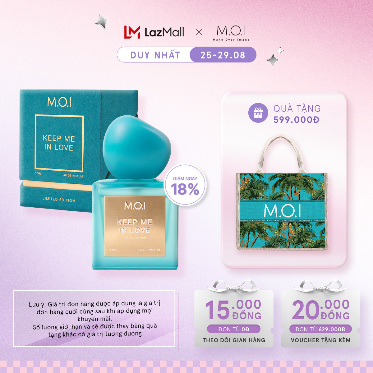 Nước hoa m.o.i unisex keep me in love phiên bản giới hạn 50ml