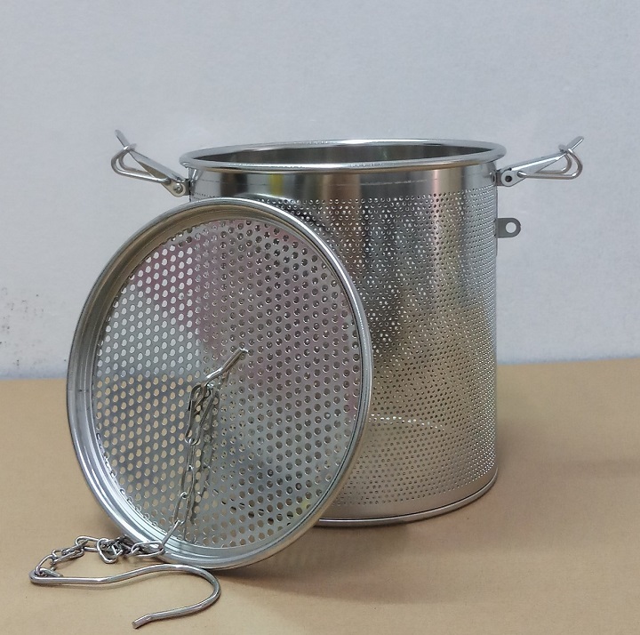 [HCM]Dụng cụ lọc gia vị INOX 304 đột lỗ 1.5mm đường kính 16cm