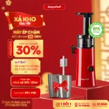 Máy Ép Chậm Làm Kem Mini 3s Lazychef 130W, Máy Ép Trái Cây, Máy Làm Kem, Tháo Lắp 3s