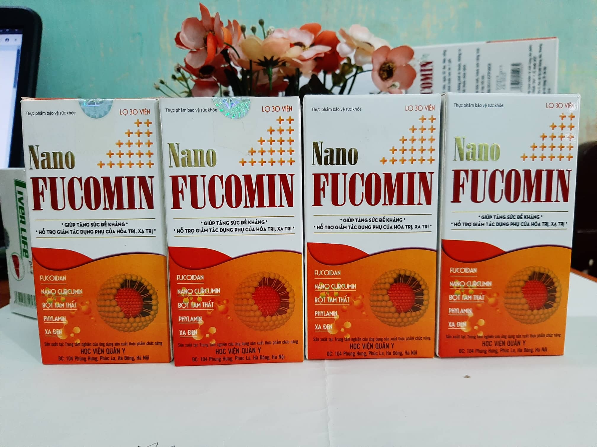 Liệu trình 1 tháng 04 hộp Nano Fucumin -HVQY