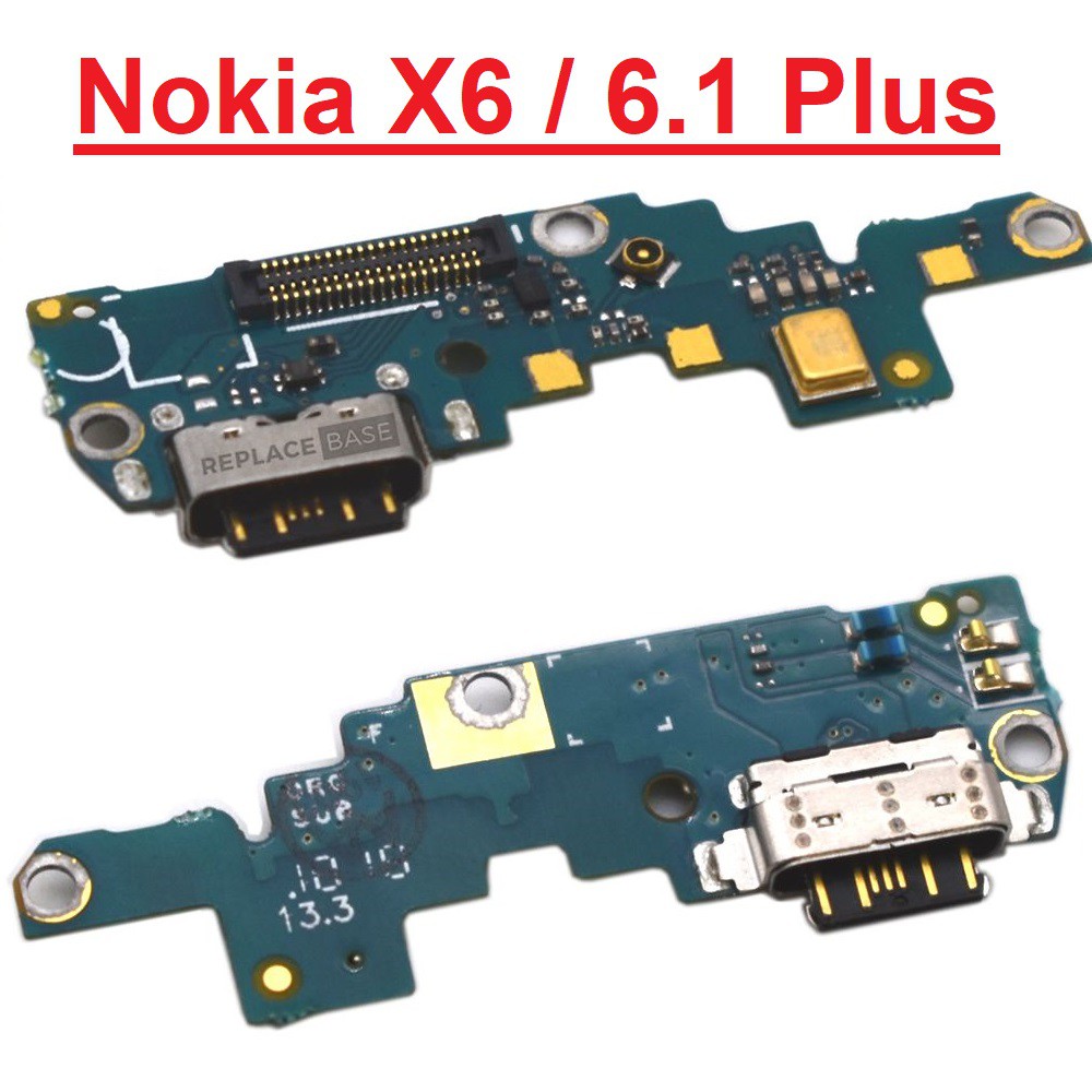 Zin có ic cụm chân sạc nokia x6 / 6.1 plus
