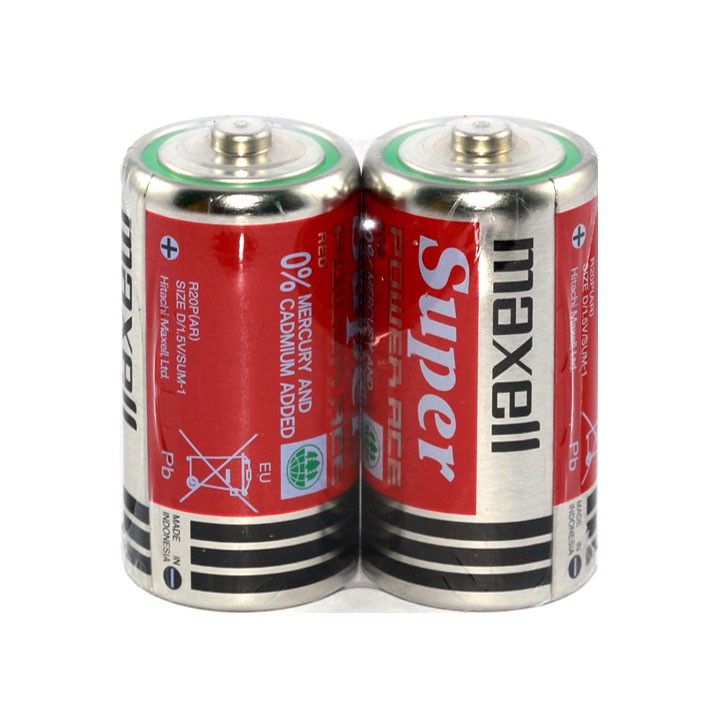 Pin Trung size C MAXELL R14(AR) vỉ 2 viên 1.5V (Nhập Khẩu Indonesia)