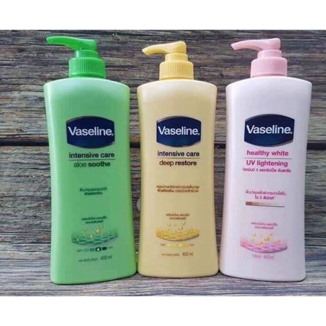 Dưỡng thể trắng da vaseline thái lan 400ml-date mới