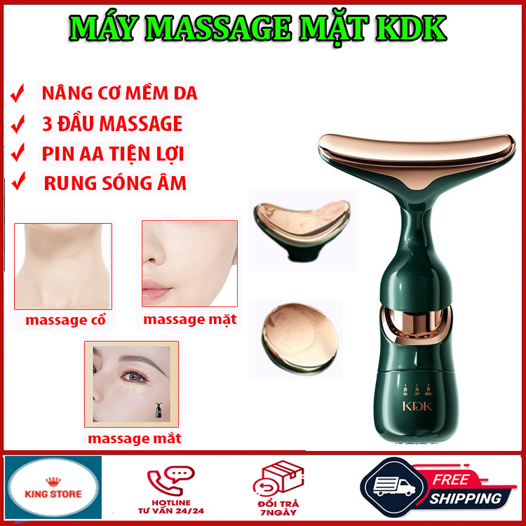 Máy mát xa mặt, máy massage mat KDK, máy massage mặt nâng cơ, máy massage mặt 3 đầu xóa mờ nếp nhăn, trẻ hóa làn da, máy massage mặt cầm tay mini, máy nâng cơ mặt, máy matxa mặt, máy massage toàn thân, dụng cụ massage mặt