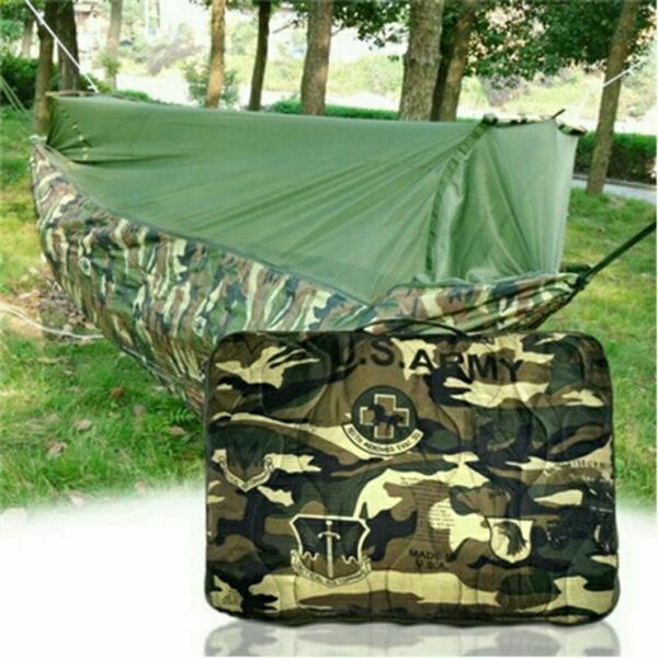 Võng dù có mùng Thái Lan cỡ to đại 2 lớp, võng dù chống muỗi, võng chần bông, dày chắc chắn