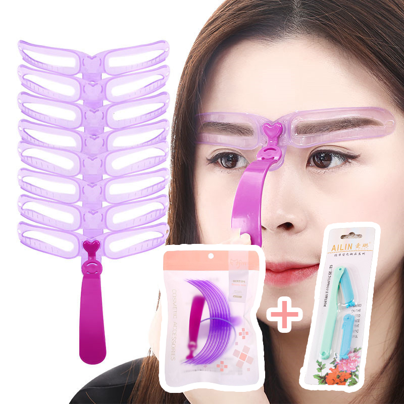 Combo 8 khung kẻ chân mày Magic Lady - Lamdepdeal