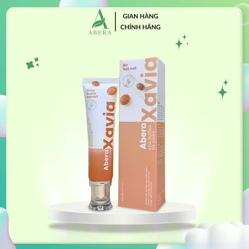 Kem nứt gót chân Xavia Abera giảm nứt gót chân, dưỡng da chân mềm mịn