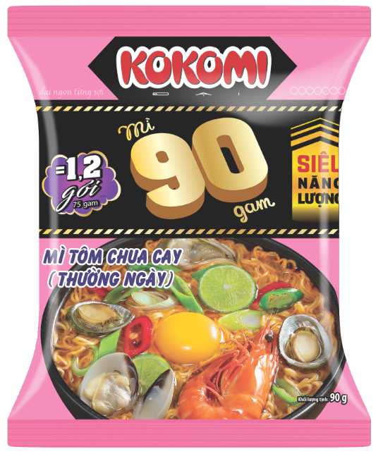 Kokomi đại mì 90 - mì tôm chua cay thường ngày