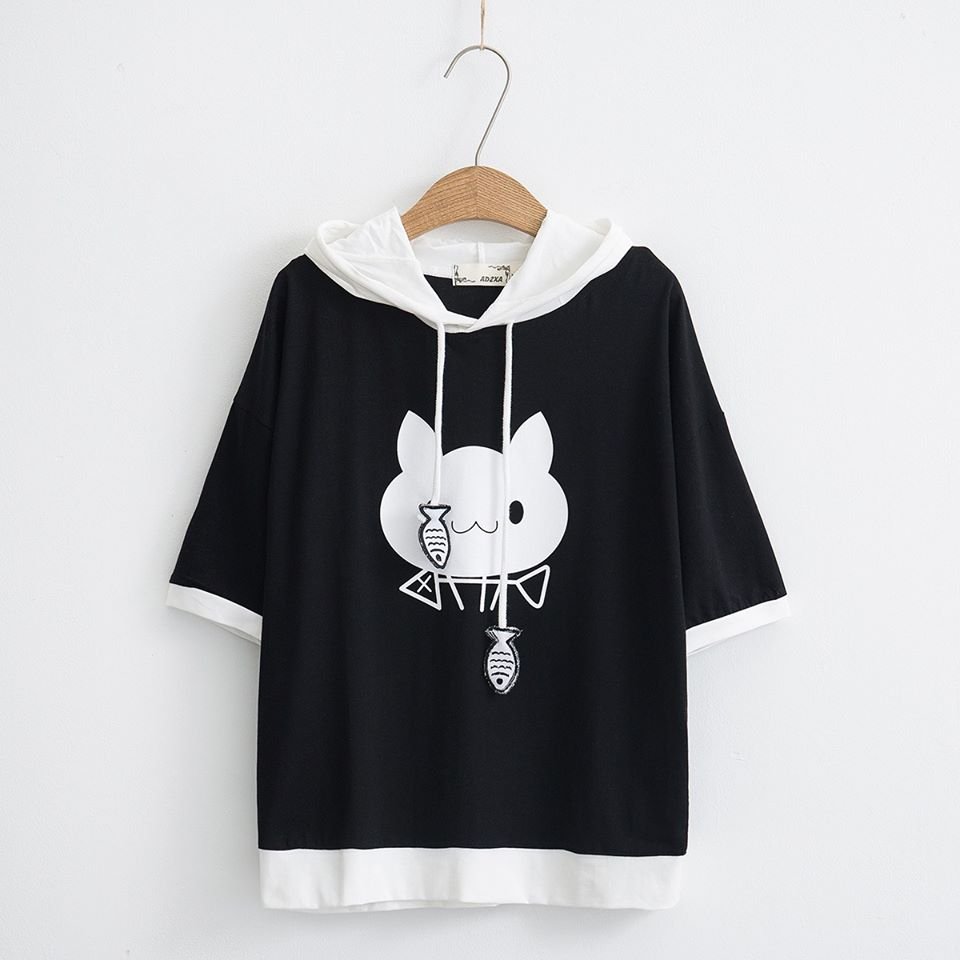 Áo hoodie ngắn tay m3