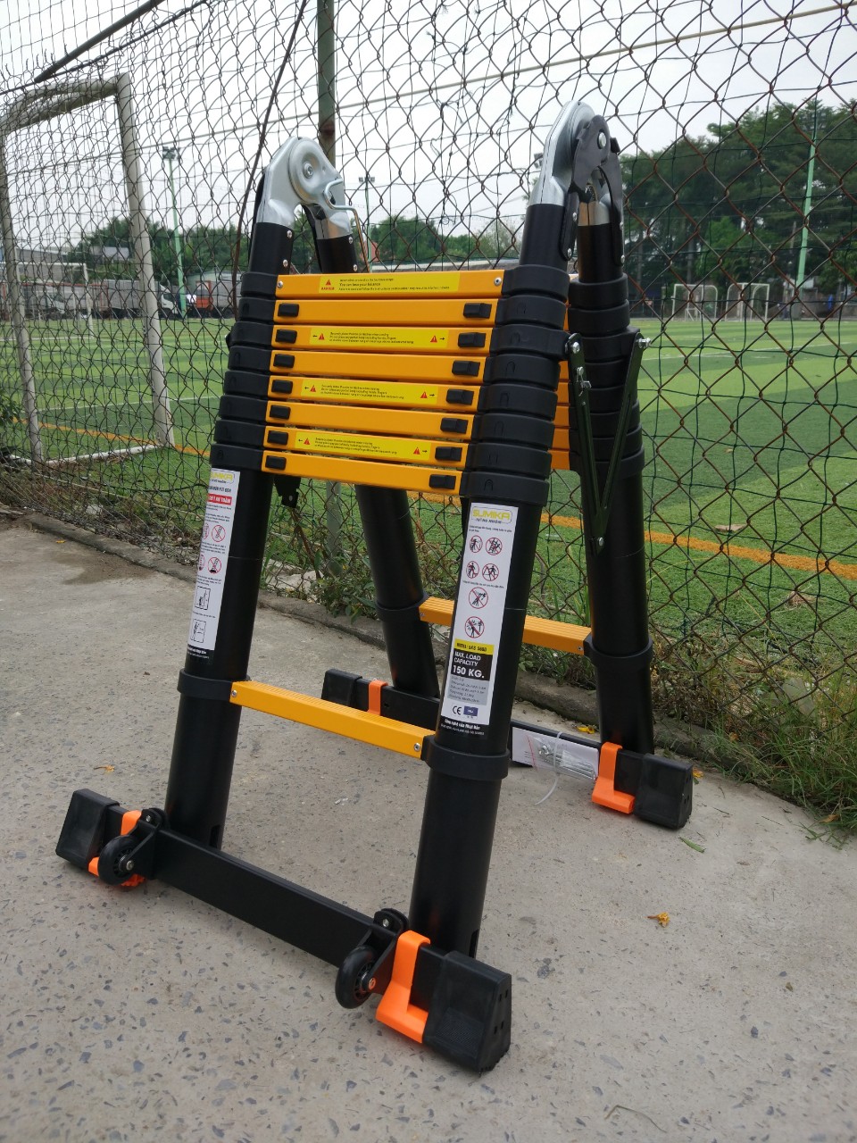 Thang nhôm rút đôi chữ I 5M chữ A 2.5m  Sumika SKS500D NEW