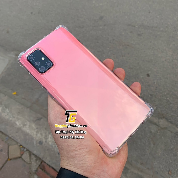 Ốp lưng Samsung Galaxy A31, A51, A71 Silicon dẻo trong suốt chống sốc