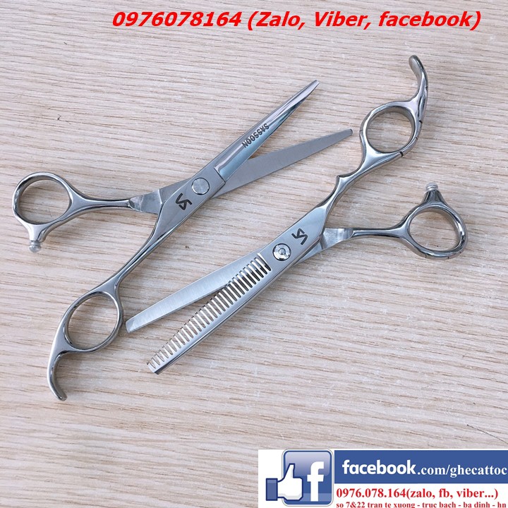 CẶP KÉO CẮT TÓC GIÁ RẺ WELLA - Kéo cắt + Ví Đựng