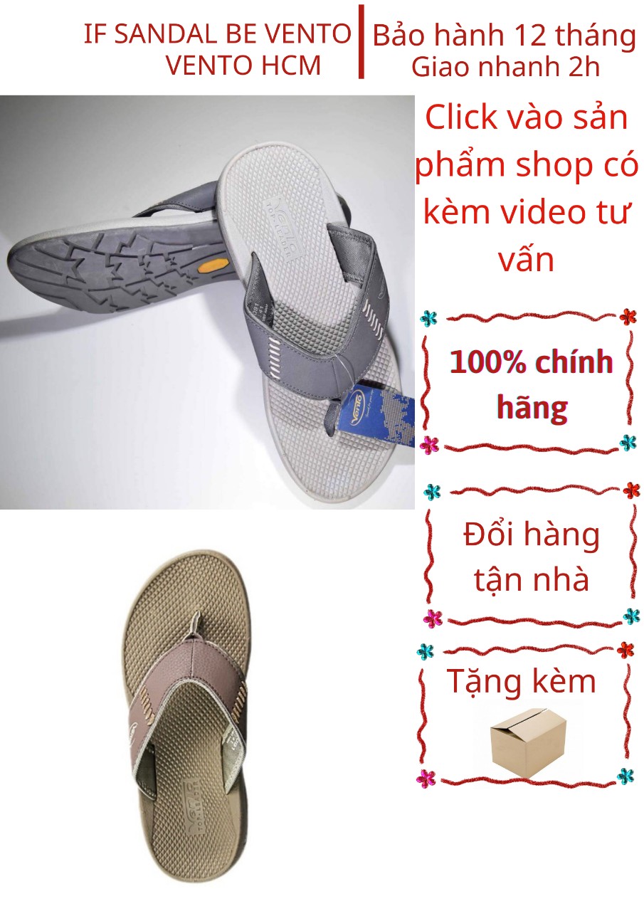 [HCM]Dép Nam VENTO kiểu xỏ ngón chống thấm nước ẩm mốc VT091
