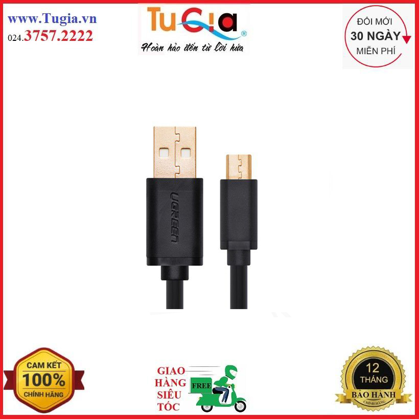 Cáp micro usb dài 0.25m ugreen ug 10834 - hàng chính hãng