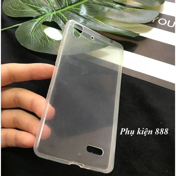 Ốp lưng oppo r7 dẻo silicon mỏng trong suốt